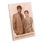 Wooden photo frame