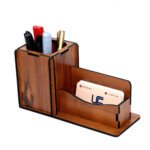 wooden desk organizer