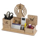 unique wooden desk organiser