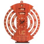 wooden calendar for home