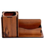 wooden desk organizer