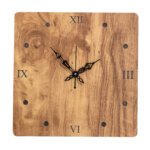 wooden wall clock for office