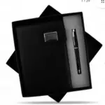 Diary & Pen Black Gifts