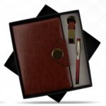 Diary pen Keychain Dark Brown